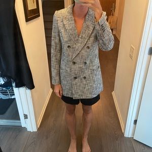 Aritzia Wilfred tweed blazer